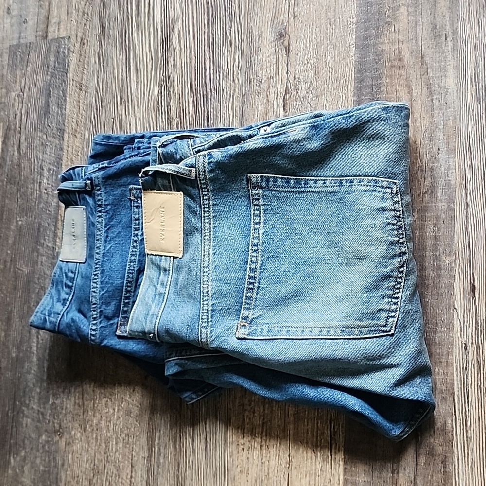 Lot of 2 everlane high waist 90s cheeky Jeans